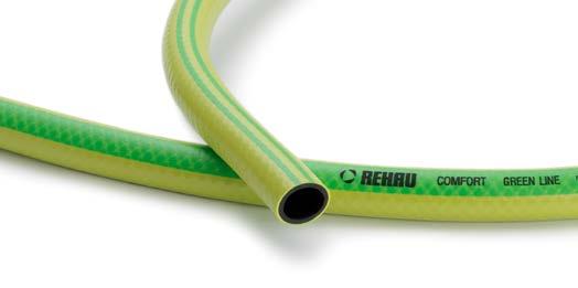 PRO LINE YELLOW - 18-thread diagonal reinforcement, pressure-resistant and resistant to distortion - Flexibility and temperature resistance ( 20 C to +60 C) - Easy to handle COMFORT garden hoses -