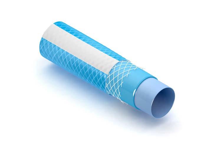 connector TREND garden hoses - NEW: + PVC-free inner hose layer - For intensive use - For medium-duty use PVC-free inner hose layer diagonal