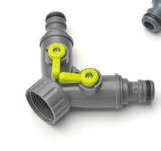 Connecting fittings: Connecting fittings Fittings to connect hoses, compatible with all commercially available plastic systems.