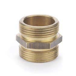 Threaded nipple Brass nipple, male thread on both sides, for application, e.g. in pumps. Material no. Designation Delivery pack Packaging EAN code unit in pcs Threaded nipple 12696691003 26.