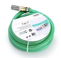 POND HOSES RAUSPIRAFLEX suction and conveying hoses RAUSPIRAFLEX GARDEN Green, transparent, spirally-reinforced PVC suction hose, lightweight and flexible, smooth interior, slightly corrugated