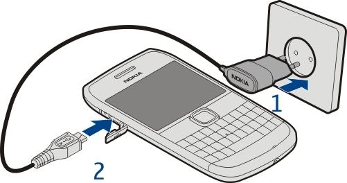 Prvi koraci 15 Savet: Za punjenje baterije možete da koristite i kompatibilni USB punjač. Punjenje baterije preko USB-a Baterija uređaja je prazna, a vi nemate punjač?