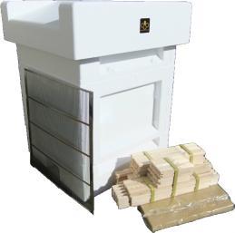 British National Polystyrene Hives Our British National beehives were designed, developed and are manufactured in the UK from high density (100g/l) polystyrene.