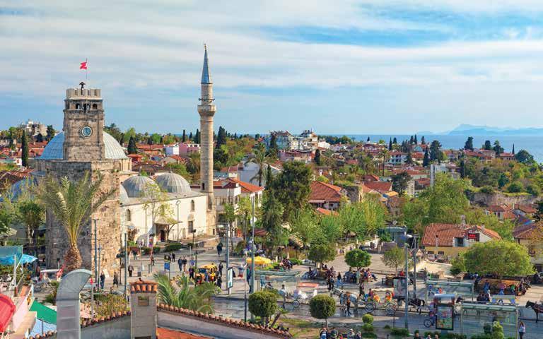 FEZ TRAVEL > TURKEY 29 BOOK EARLY & SAVE UP TO 205 PP Terms & Conditions apply NEW TOUR 8 1379 PP Pamphylia to Ionia ANTALYA KUSADASI Didim Bodrum Antalya Day 1 Tuesday Antalya Welcome to Antalya!