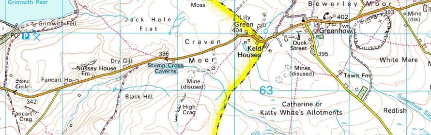 High Crag (Stump Cross) Climbs - 25 Altitude 410m Faces North West Other condition info: Smart little edge and boulders with a useful collection of routes and problems in a convenient and fine