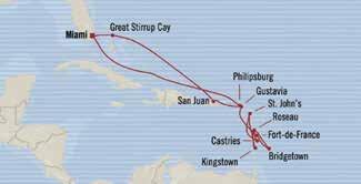 CARIBBEAN, CUBA, PANAMA CANAL & MEXICO CARIBBEAN PEARLS MIAMI to MIAMI 14 days Dec 19, 2018 RIVIERA Holiday Voyage 2 for 1 CRUISE S ad FREE INTERNET iclusive package available Icludes Roudtrip
