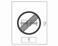 Vožnja i rukovanje 143 Znakovi ograničenja i zabrane prolaska ograničenje brzine zabranjeno pretjecanje prestanak ograničenja brzine prestanak zabrane pretjecanja Znakovi na cesti početak i kraj:
