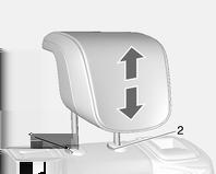 Vodoravno podešavanje Nasloni za glavu na stražnjim sjedalima Prednja sjedala Položaj sjedala 9 Upozorenje Vozite samo s pravilno podešenim sjedalom.