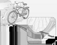 Upotrijebite dugi pričvrsni nosač za učvršćivanje drugog bicikla na nosač. Upotrijebite kratki pričvrsni nosač iz dodatne opreme za učvršćivanje trećeg bicikla.