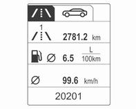Doseg putovanja Doseg se računa obzirom na količinu goriva u spremniku i trenutnu potrošnju. Na zaslonu su prikazane prosječne vrijednosti.