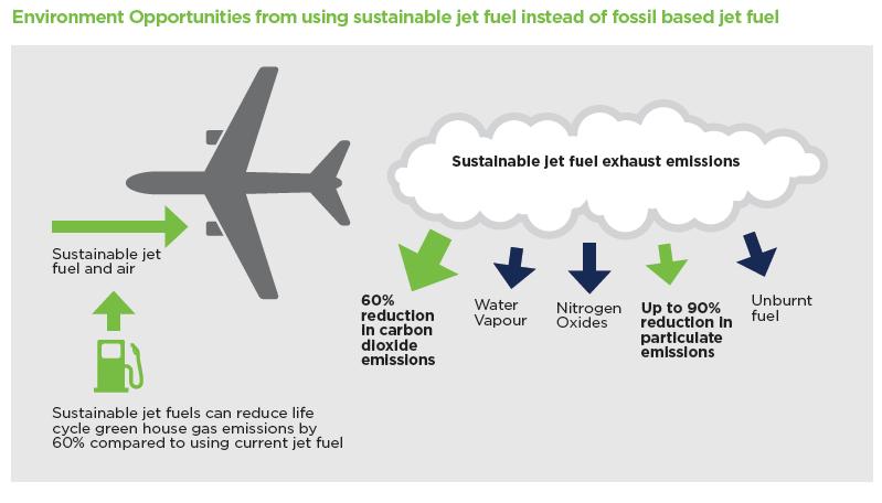 Use of sustainable aviation fuels Source: Airlines
