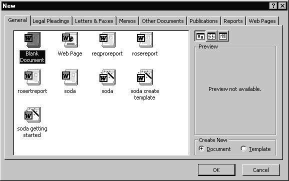 Gotovo svaka operacija programa Word, kada se aktivira, otvara na ekranu dijaloški prozor koji u mnogim elementima ima velike sličnosti.
