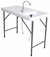 SPORTSMAN Work Tables / Game Tables Stainless Steel Work Tables Easy To Clean & Sanitize Adjustable Zinc plated steel lower shelf 18 gauge Stainless