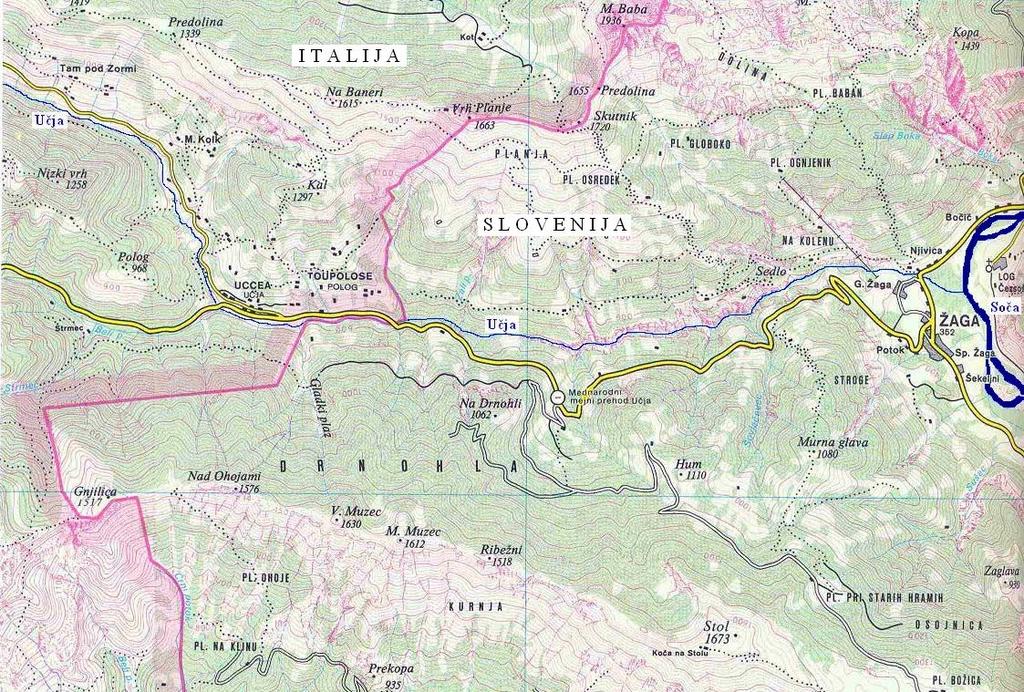 1 UVOD V podjetju Soške elektrarne Nova Gorica (SENG) načrtujejo izgradnjo hidroelektrarne, ki naj bi bila postavljena pred izlivom reke Učje v reko Sočo na bovškem predelu, točneje pri mestu Žaga.