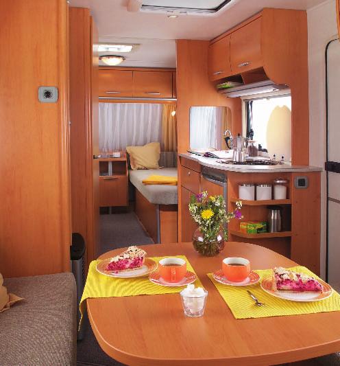HYMER-LIVING Optimum utilization with attention to detail giving a