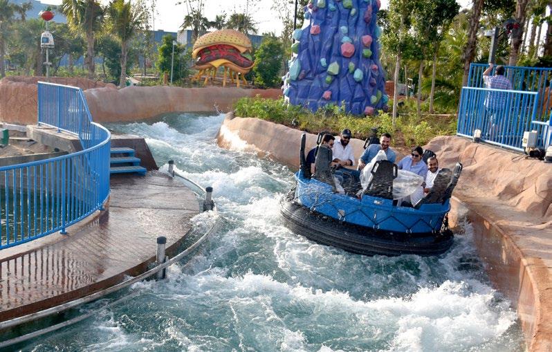 design and development of water rides, to maintaining existing