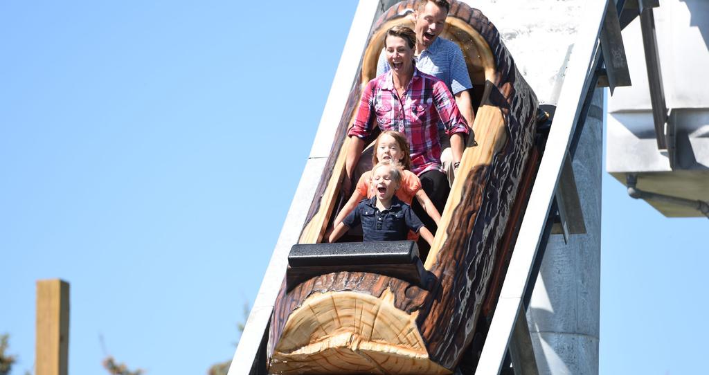 Log Flume A timeless water ride loved by families worldwide An