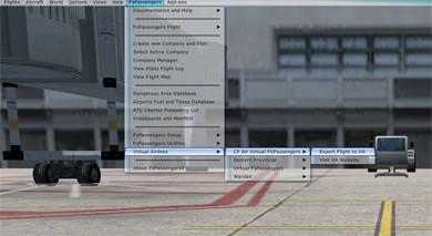 After loading FS9/FSX, load FS Passenger flight as you normally would, making sure to Set the
