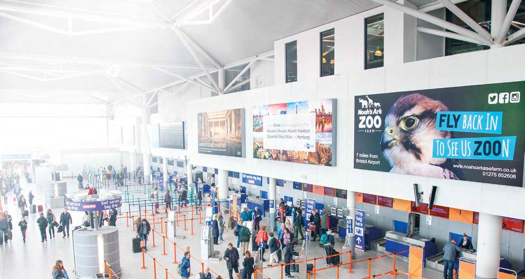 About Bristol Airport OVER 160M INVESTED IN THE AIRPORT SINCE 2010 BRISTOL AIRPORT IS THE FIFTH LARGEST UK AIRPORT OUTSIDE OF LONDON.