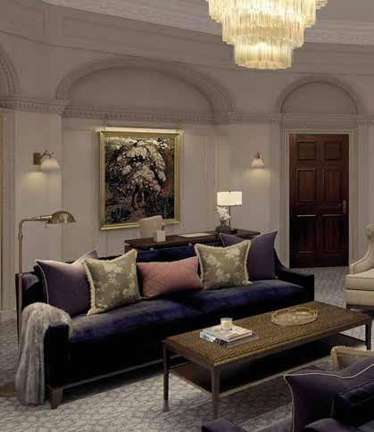 ROOMS & SUITES Subtle elegance Soft hues Rich history Contemporary luxury Withdraw to one of forty-one exquisitely appointed, rooms and suites, designed by