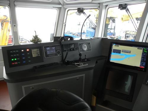 Nautical and Communication Equipment: The bridge is equipped with extensive nautical and communication equipment.