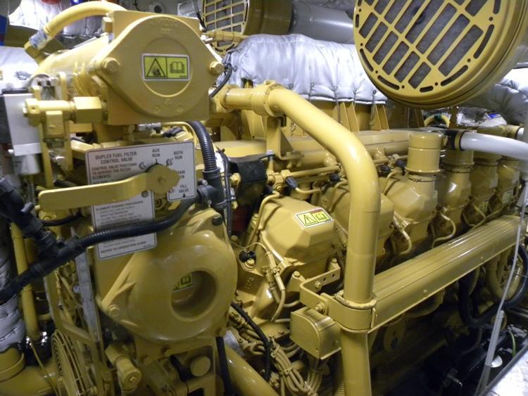 Propulsion system: The main power is provided by two Caterpillar 3512C TA/A diesel engines each developing 1,119 bkw (1,500 hp) at 1,600 rev/min.