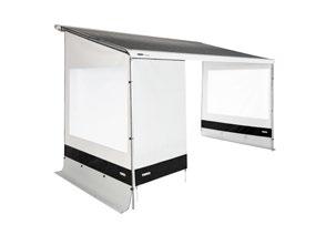 Wall mounted awning Thule Omnistor 4900 Lightness and stability The awning is equipped with a small roller tube