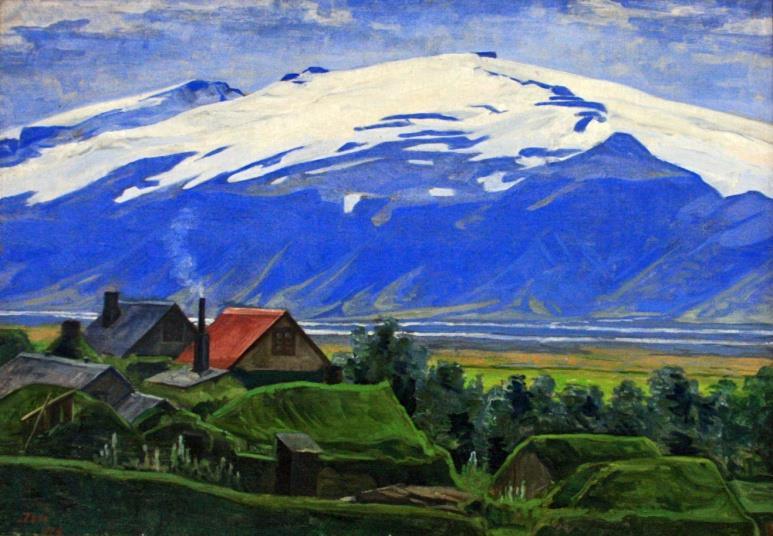 Mynd 28 Brynjólfur Þórðarson, Vor, 1923, olíumálverk, 85 x 59