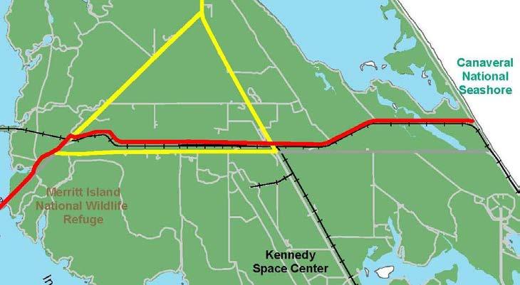 Space Coast Gap Segment 2 KENNEDY SPACE CENTER GAP PHASE: Feasibility Study nearing completion