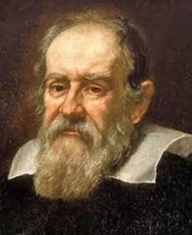 bil obsojen na hišni pripor, v katerem pa je napol slep ob pomoči svojih učencev nadaljeval delo. (Stott, 2003) Galileo Galilei se je rodil 15.