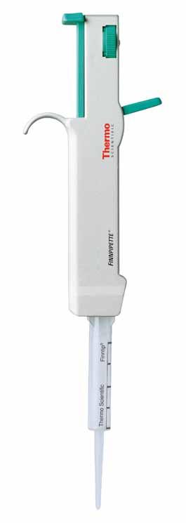 Thermo Scientific Finnpipette Stepper Stepper Pipettes The Thermo Scientific Finnpipette Stepper, a lightweight, easy-touse repeater pipette, allows rapid repeat dispensing up to 45 times in