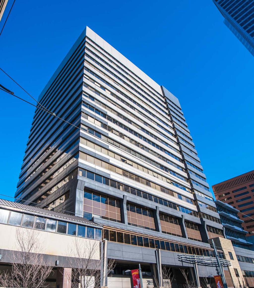 OFFICE SACE FOR LEASE 840-7 TH AVENUE SW CALGARY, AB ALY LALANI Senior Vice resident / artner 40 98 04 aly.lalani@colliers.