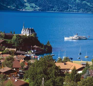 Enjoy unlimited travel on Lakes rienz and Thun or take a day trip by train to Lucerne, ern or the glamorous mountain resort of Gstaad.