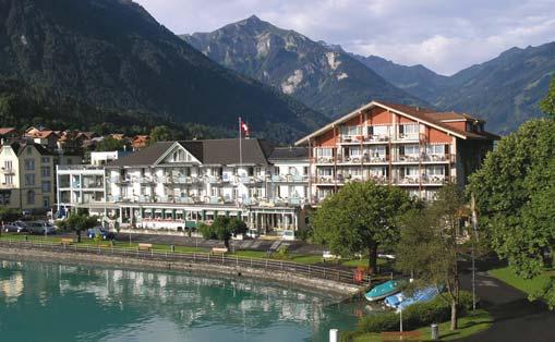 bustle of Interlaken (15 minutes by boat or 8 minutes by bus).
