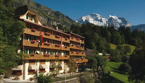 views Return local transfers In a tranquil position with stunning views and around 5 minutes from the station, sits Wengen s oldest hotel which dates from the end of the 19th century.