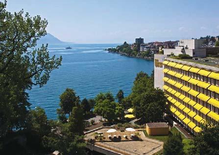 Montreux ROYAL PLAZA MONTREUX & SPA Open all year edrooms: 154 D City view standard rooms with bath or shower C Lake view standard rooms with bath or shower and balcony City view deluxe rooms with