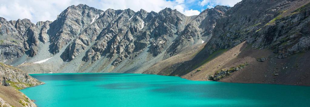 OVERVIEW KYRGYZSTAN TREK KYRGYZSTAN 2 In aid of your choice of charity 06 Jul 14 Jul 2018 9 DAYS KYRGYZSTAN TOUGH Kyrgyzstan has a rich and varied history preserved by its own geography as it is