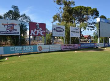 GOLD SPONSOR: $15,000 PRE GST Perimeter fence sign (7.2m x 1m) in agreed location at Avalon Airport Oval Additional elevated sign (4m x 2.