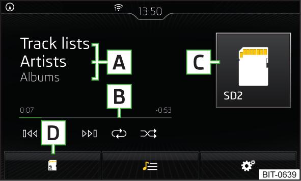 Automatska promena iz DAB u FM U slučaju lošeg DAB prijema uređaj pokušava da pronađe FM stanicu. Dok se prijem stanice vrši preko frekventnog opsega FM, oznaka () prikazuje se iza imena stanice.