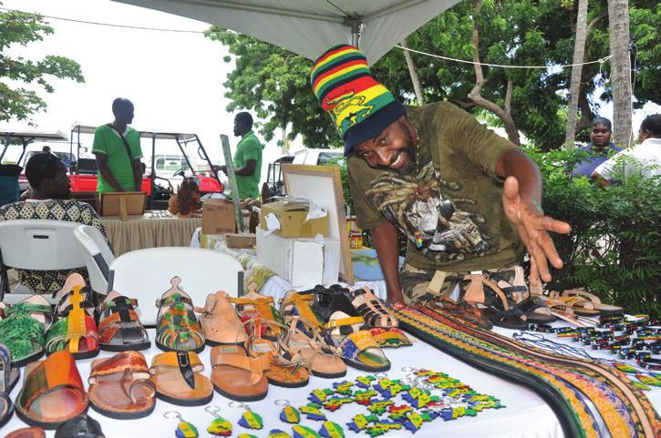 SUPPORTING LOCAL ARTISANS VINCENTIAN CRAFTS PROMOTED IN MUSTIQUE Two highly successful craft fairs held at Easter and in August this year showcased the very best of Vincentian arts and crafts.