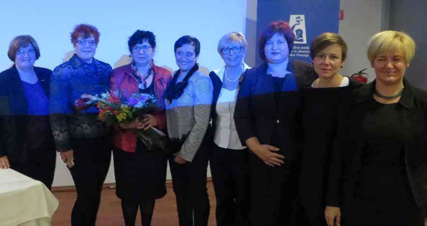 Občnega zbora sta se poleg 125 članov društva udeležili še predsednica Zbornice Zveze (ZZ) Monika Ažman in izvršna direktorica ZZ Anita Prelec.