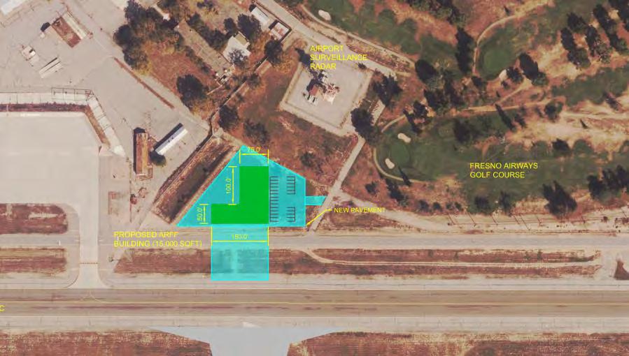 ARFF Location Alternatives Northside of airfield Relocate hangars Available for Redevelopment ARFF ARFF Maint.