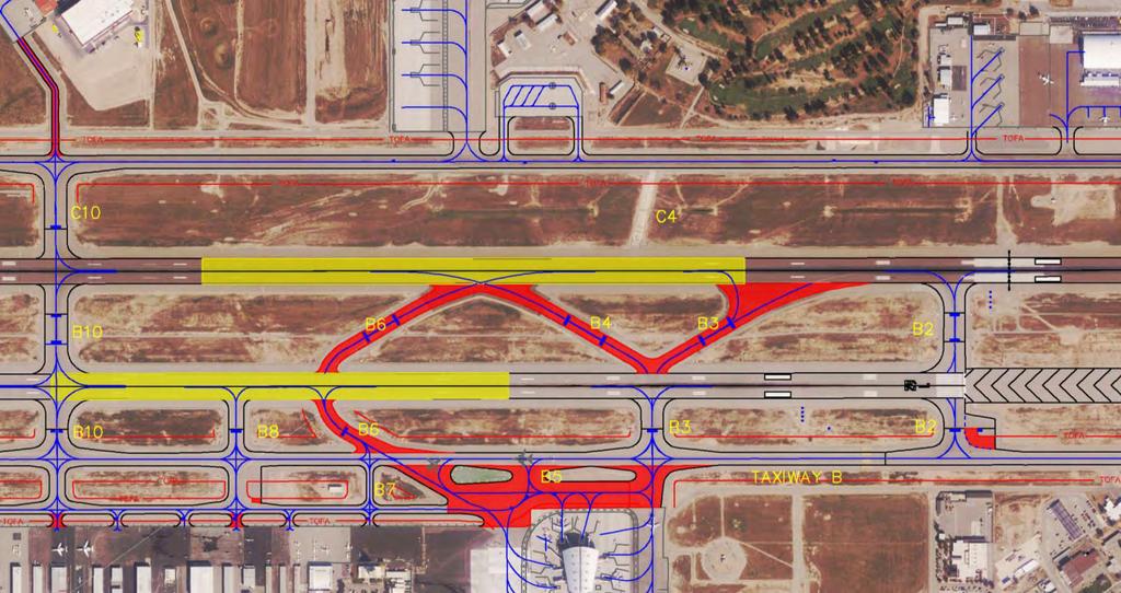 Areas of Concern Terminal Apron, High-speed Exits and Taxiway A