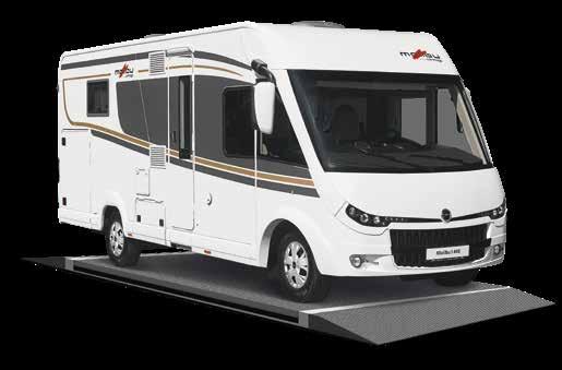 Consistent orientation of the development of the motorhomes to lightweight construction has many advantages for you: in spite of outstanding comfort and a comprehensive range of equipment, you