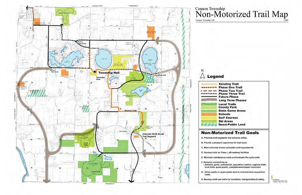 Cannon Township Non-Motorized Trail Map 2019 Draft