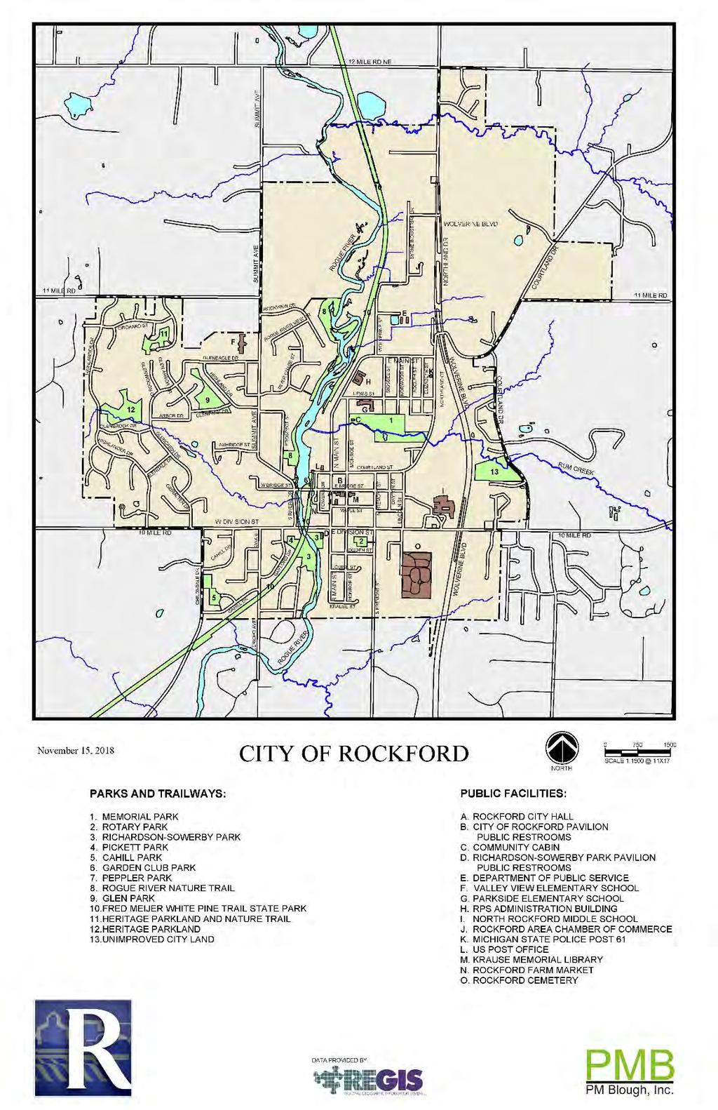 Park Location Map for Referencing Projects 2019 Draft