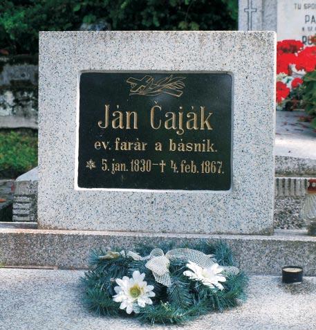 ev. farára a básnika Jána Čajáka Grave of Ján Čaják,