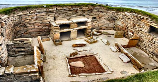 Day 7 Orkney is a very interesting island and our first stop is Skara Brae the