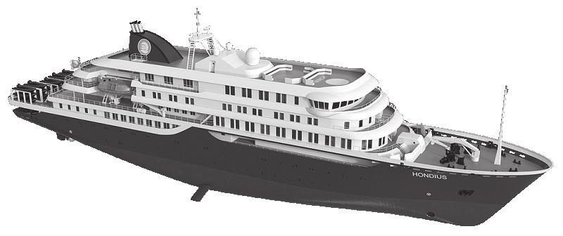 ice-breaker) WORLD EXPLORER LUXURY EXPEDITION Guests: 176 Staff and Crew: 125 Lifeboats: 2 Fully Enclosed Dimensions: