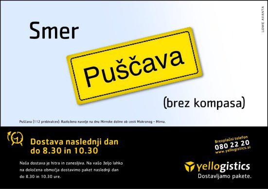 Osnovna ideja kreativne zasnove oglasov je bila igra z imeni slovenskih krajev, ki imajo dvoumen in hudomušen pomen. Uspešnost akcije dokazujejo naslednje številke.